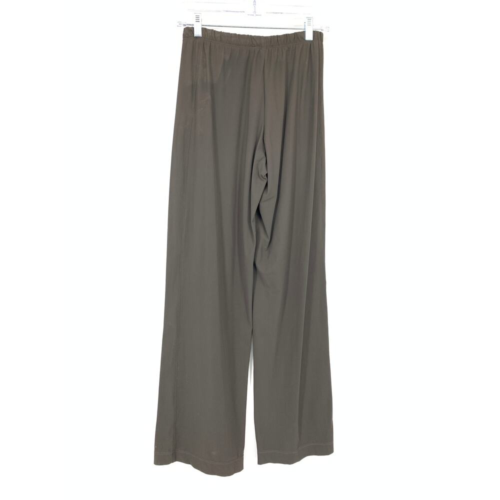 McPlanet Pull On Waist Wide Leg Casual Pants Womens Size 6 Brown Gray